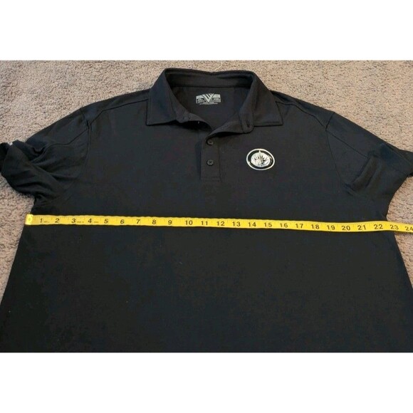 Levelwear NHL Winnipeg Jets Black Short Sleeve Polo Shirt Men's Large - Picture 6 of 7